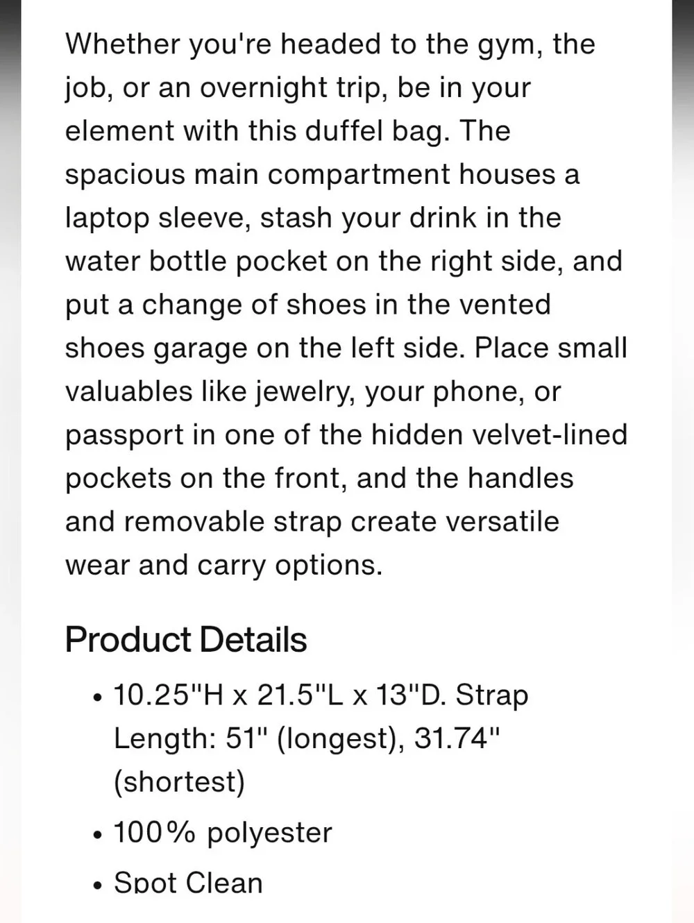 Jordan Element 48.5L Duffel Bag- Black